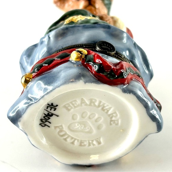 Vintage Boyds Bears Le Bearmoge Trinket Box Ceramic - Picture 3 of 9